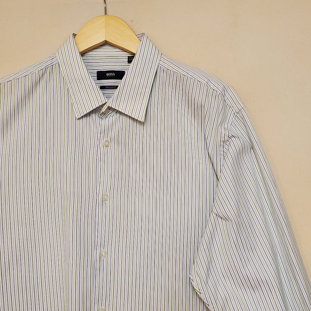 Hugo Boss Regular Fit Button Down 17.5